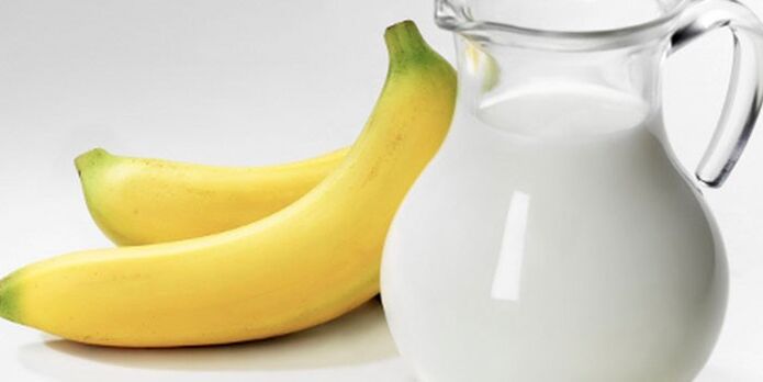 Bananes et lait pour maigrir