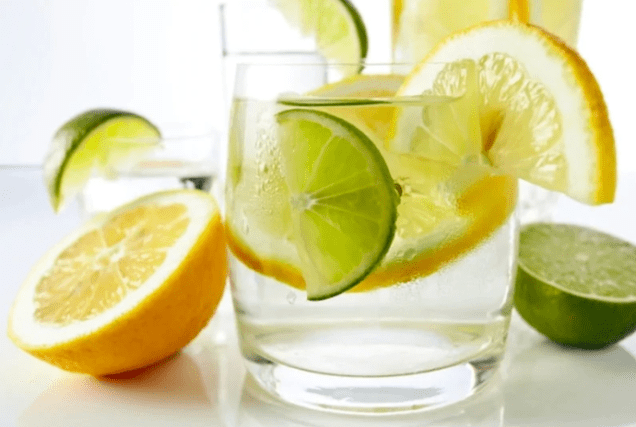 Eau citronnée au régime